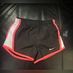Nike Black Shorts with Red Trim